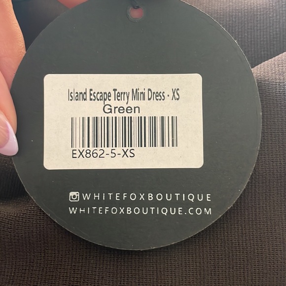 WhiteFox Green Mini Dress - Picture 7 of 7